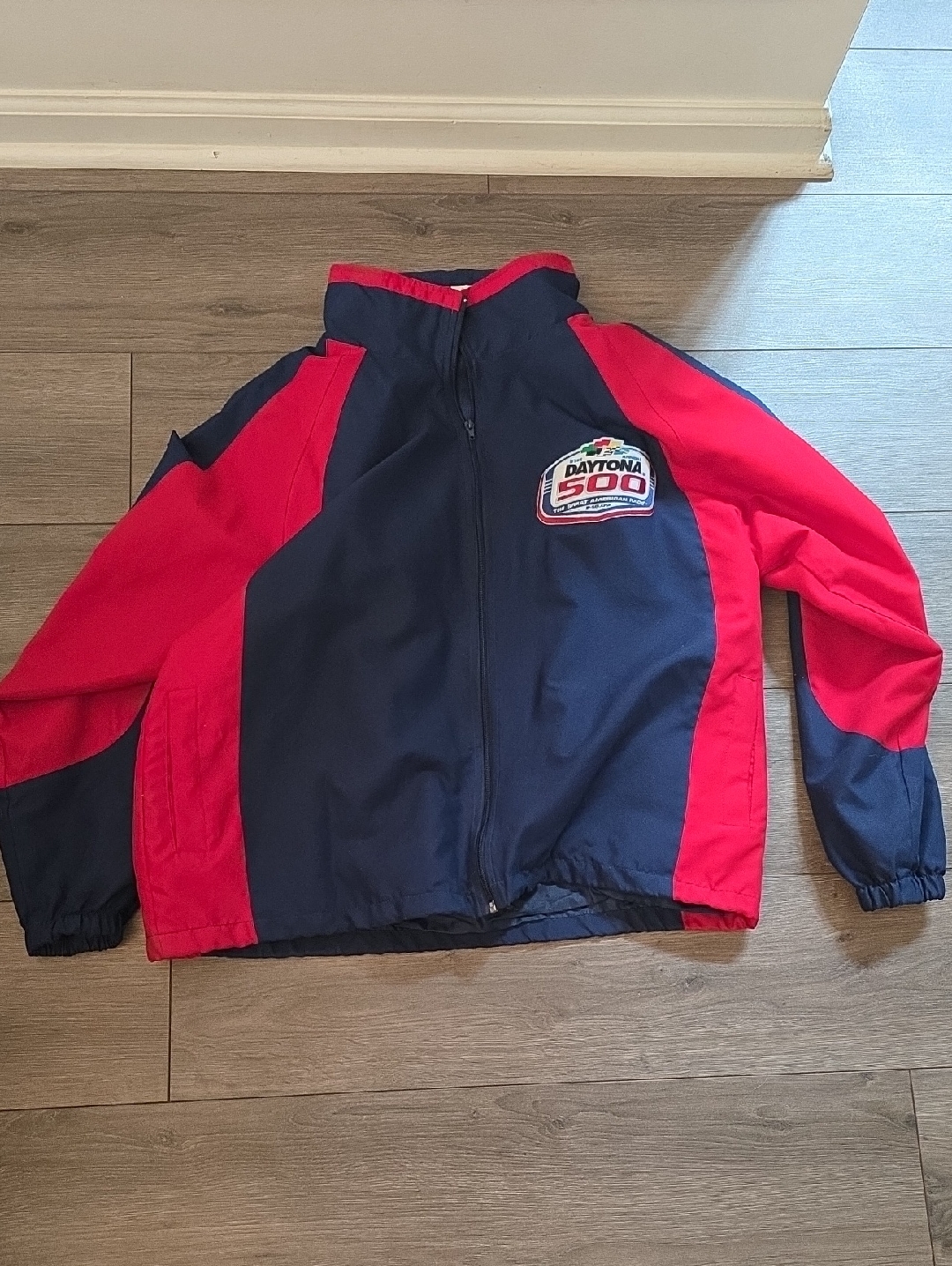 Nascar Navy And Red Daytona 500 Racing Jacket